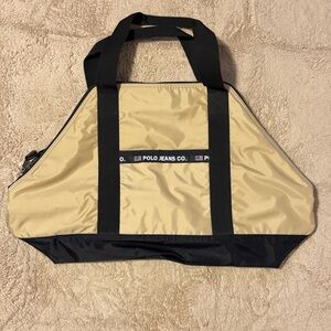 Polo by Ralph Lauren Tan and Black Duffel Bag